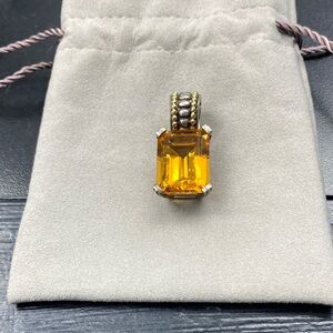 Radiant Gold and Silver Necklace Pendant